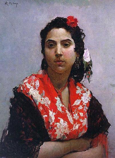 Raimundo Madrazo Gitana Spain oil painting art